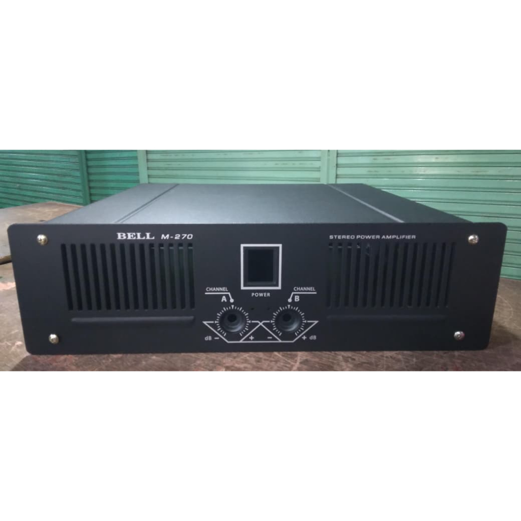 (42cm x 36cm x 12cm) Box / Casing Power Amplifier Stereo Bell M-270 Tanpa Aksesoris