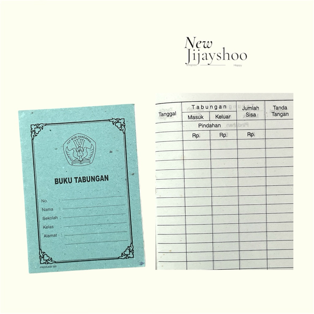BUKU TABUNGAN ANAK SD JADUL