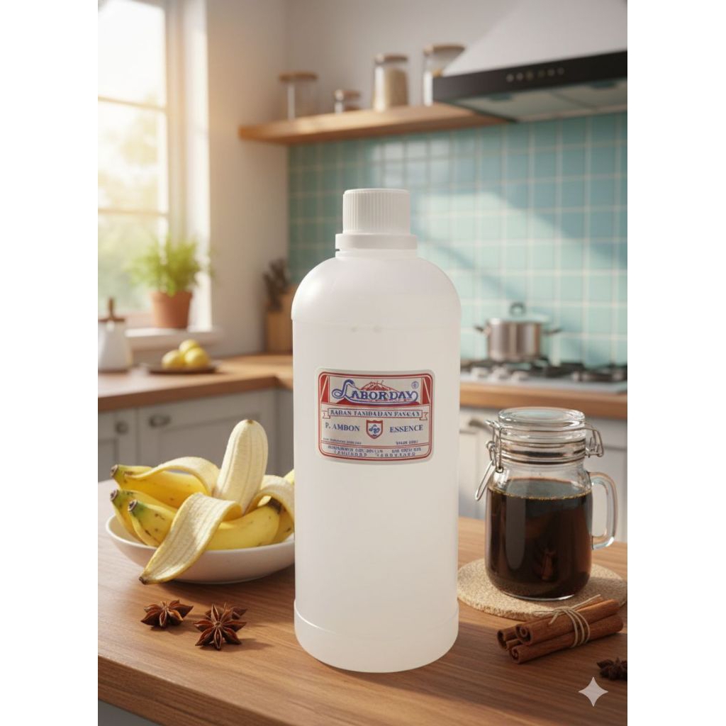 Vanelli Vanilie Vanilli Laborday Essence Pisang Ambon Harga 1 Liter Per Botol
