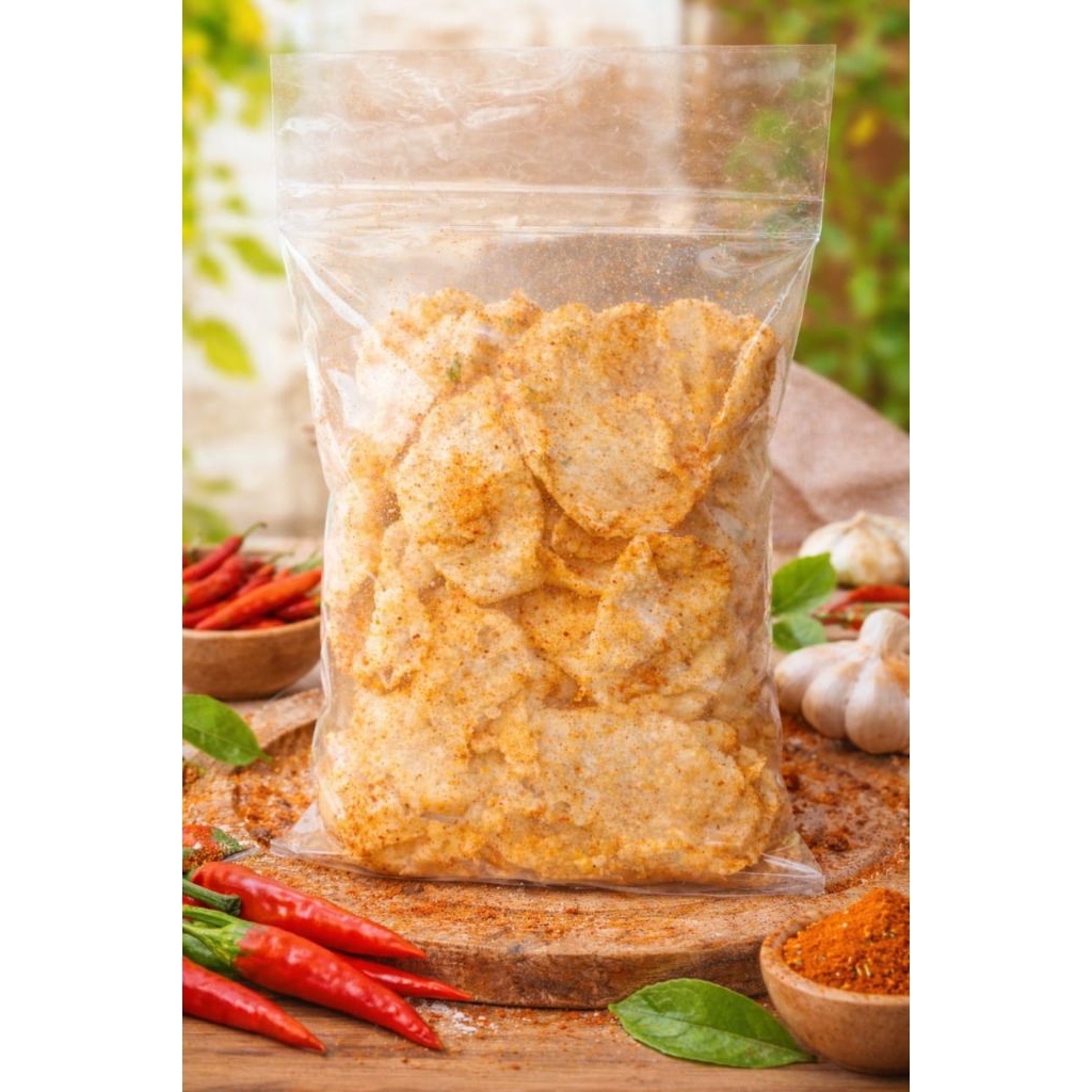 Keripik Cireng bandung 250g - Renyah, Gurih, pedas, dan Praktis