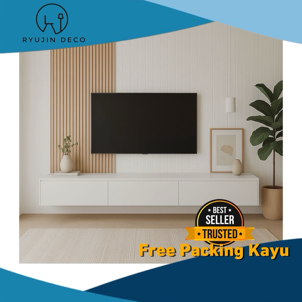 Meja TV Minimalis Scandinavian – Rak TV Modern Elegan Ruang Tamu