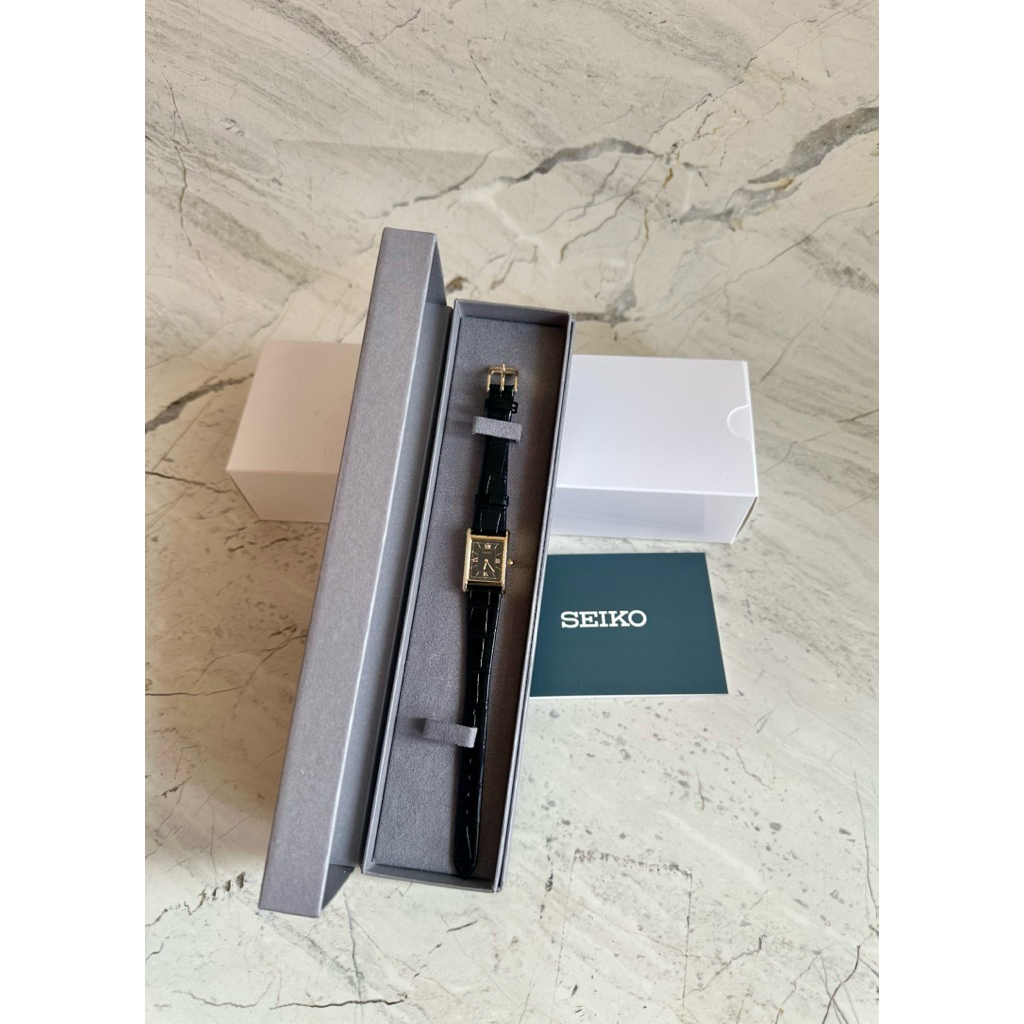 ready bnib brand new seiko nano tank universe solar black ghw watch jam tangan authentic japan jepan