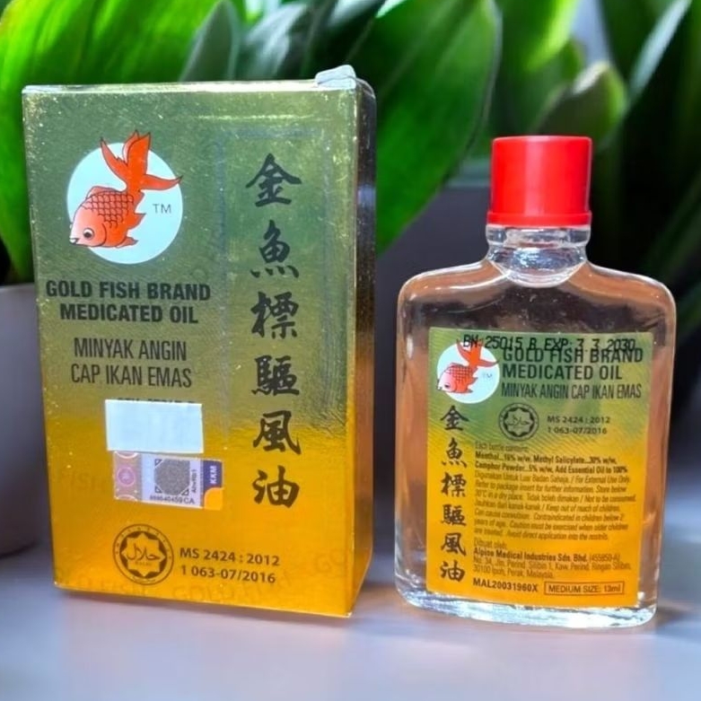 Minyak Angin Cap Ikan Mas 13 ML