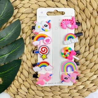 Jepitan Rambut Anak 10 In 1 / Set Jepitan Rambut Anak / Jepit Rambut Korea