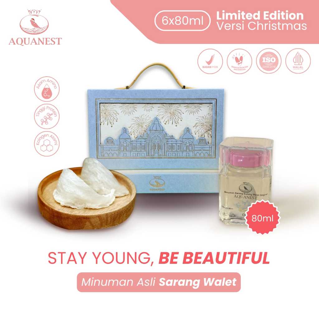 AQUANEST - Minuman Sarang Walet Original paket Blue Prestige (80 ml)