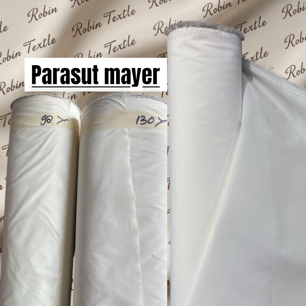 KAIN PARASUT MAYER BAHAN SUBLIM JAKET MAYER CAOTING LATEK KAIN PARASUT MAYER WATERPROOF KAIN TEBAL