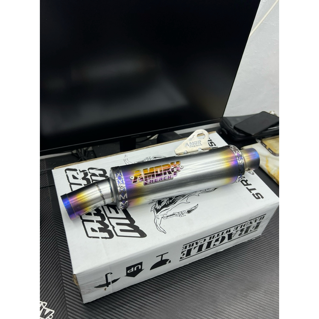 slincer only knalpot amor merch tipe_bineka sunblue v2 racing