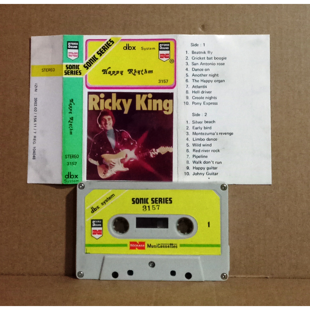 RICKY KING - HAPPY RHYTHM - Kaset