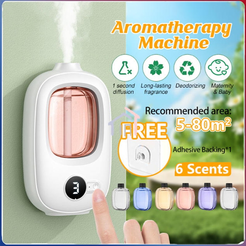 [COD]5 Mode Automatic Aroma Diffuser Air Humidifier Fragrance Essential Oil Dispenser Digital Displa