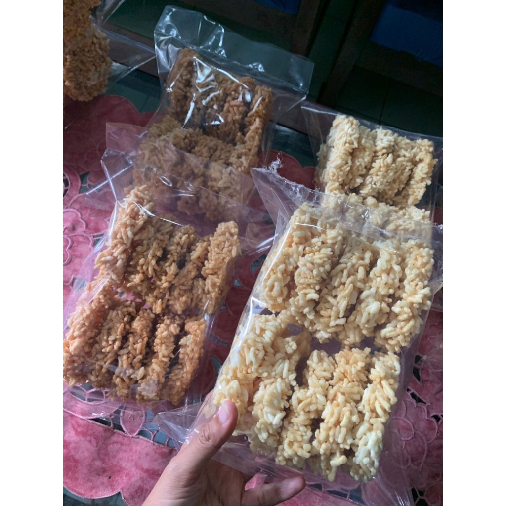 Rengginang Ketan Matang, Rasa Original dan Terasi, Halal Rasa Enak