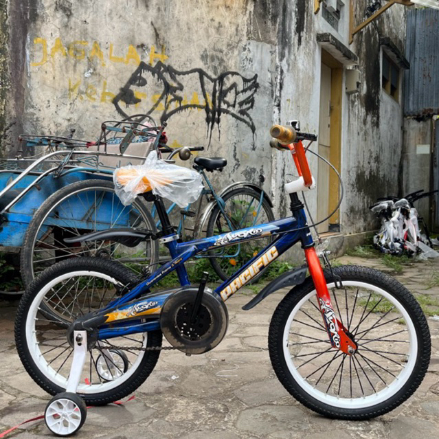 Sepeda Anak BMX 18 Inch Pacific Avorio (Ban Pompa) BARU Original Pacific