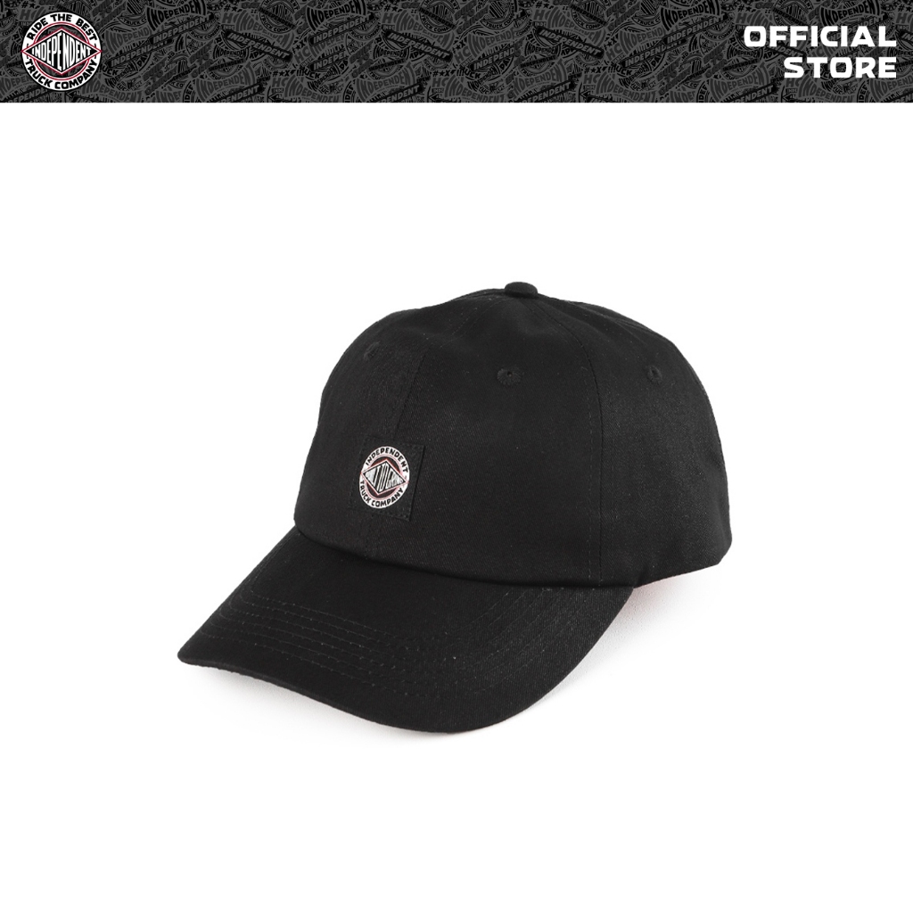 Independent IN1222002 BTG Summit Dad Hat Black Topi Pria Adjustable Cotton Curved Peak Original