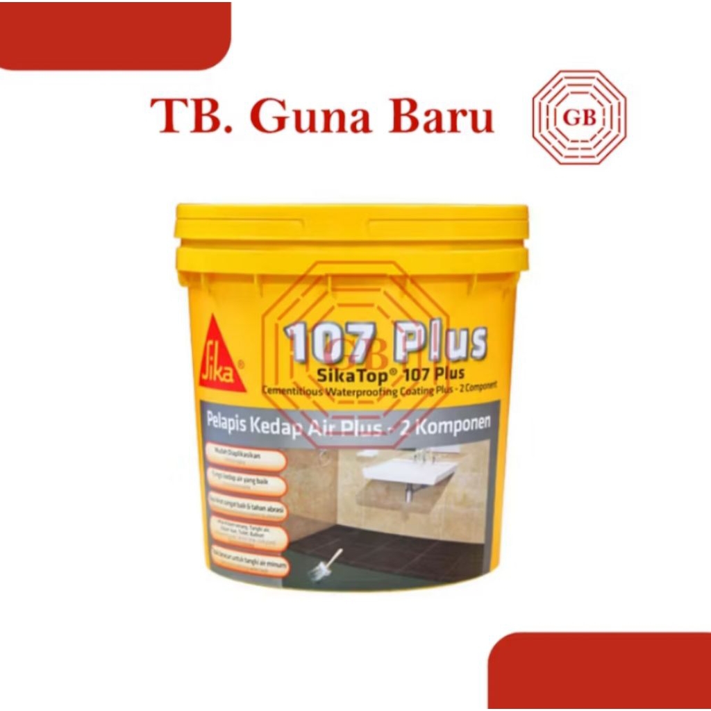 Sikatop 107 Plus Pelapis Kedap Air Plus 2 Komponen