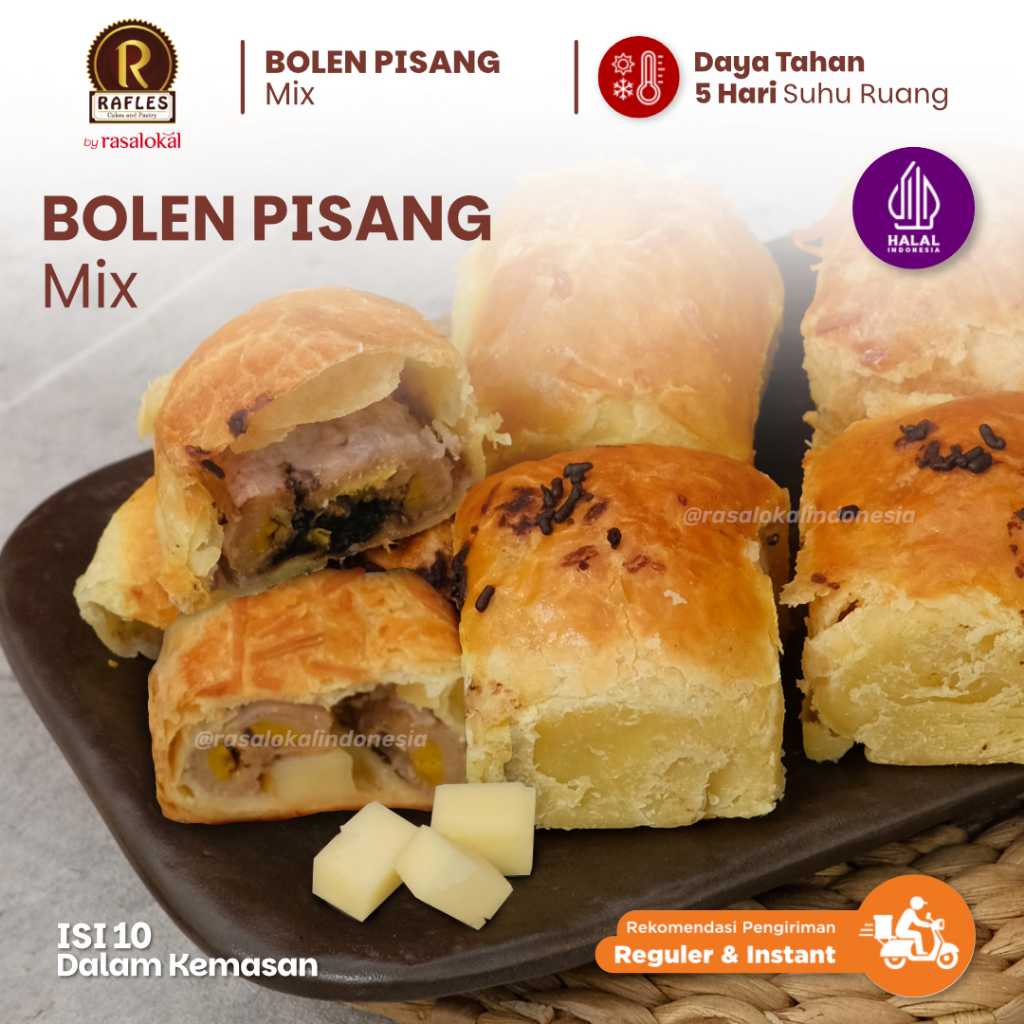 Rafles Bolen Pisang Mix by Rasalokal