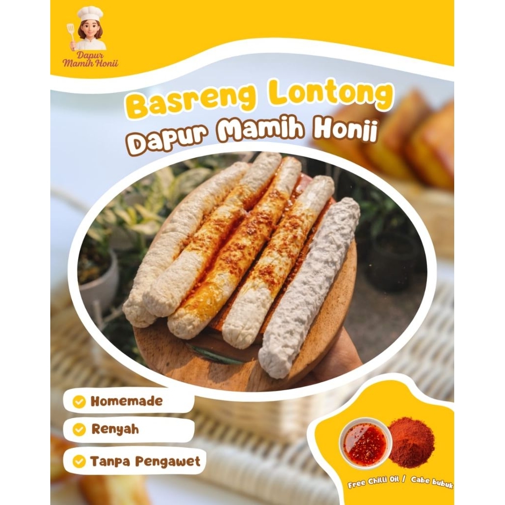 Basreng Lontong Ikan dan Ayam Dapur Mamih Honii Isi 3