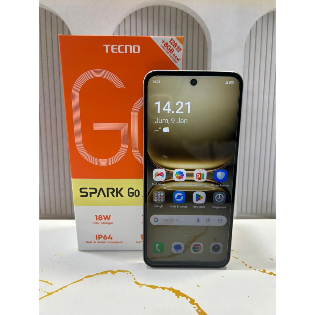 Tecno spark go 2 4+2/128 Mulus fullset