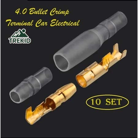 COD [10 Set]4.0mm Skun Kabel Motor BULAT Variasi Cowok Cewek + Karet Kondom Soket Kabel Motor Sekun 