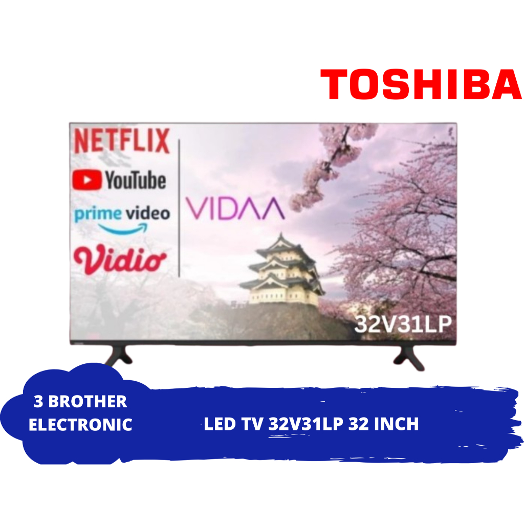 Toshiba LED TV 32V31LP Smart TV VIDAA 32 Inch