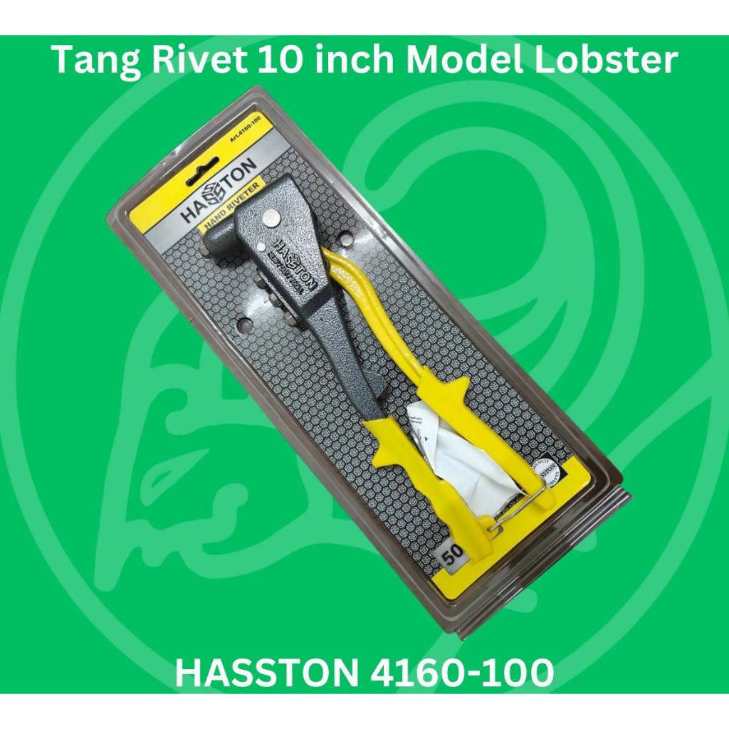 HASSTON 4160-100 Tang Rivet 10 inch Hasston Lobster Tang Paku Rivet Hasston 10" Hand Riveter Hasston