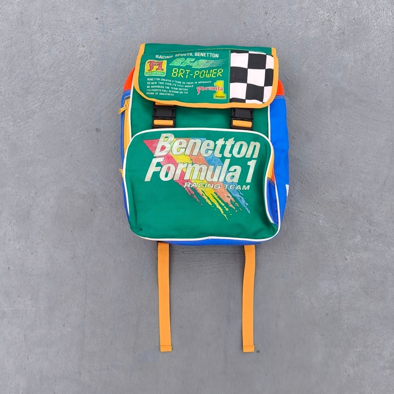 Tas Ransel Tas Backpack Tas Murah Tas Second Tas Vintage Tas United Colors Of Benetton Racing Formul