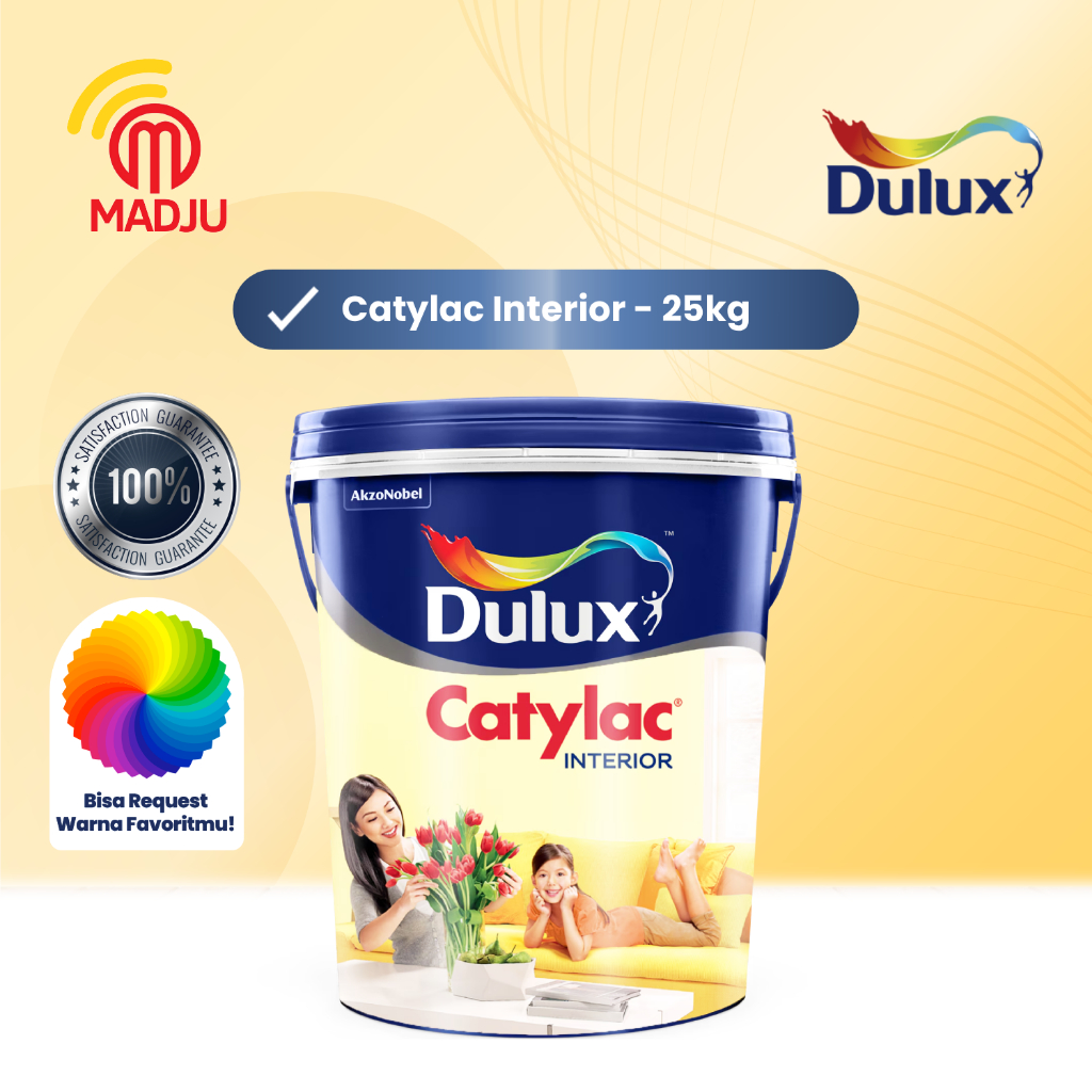 Cat Tembok Dulux Catylac Interior 25 Kg Cat Dulux 25kg Catylac Original