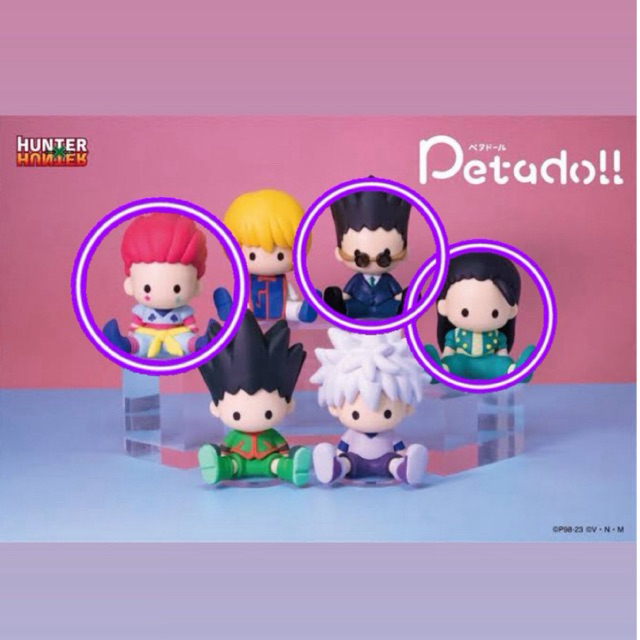 SELECTED Hunter X Hunter Petadoll Figure Hisoka Leorio Blind Box