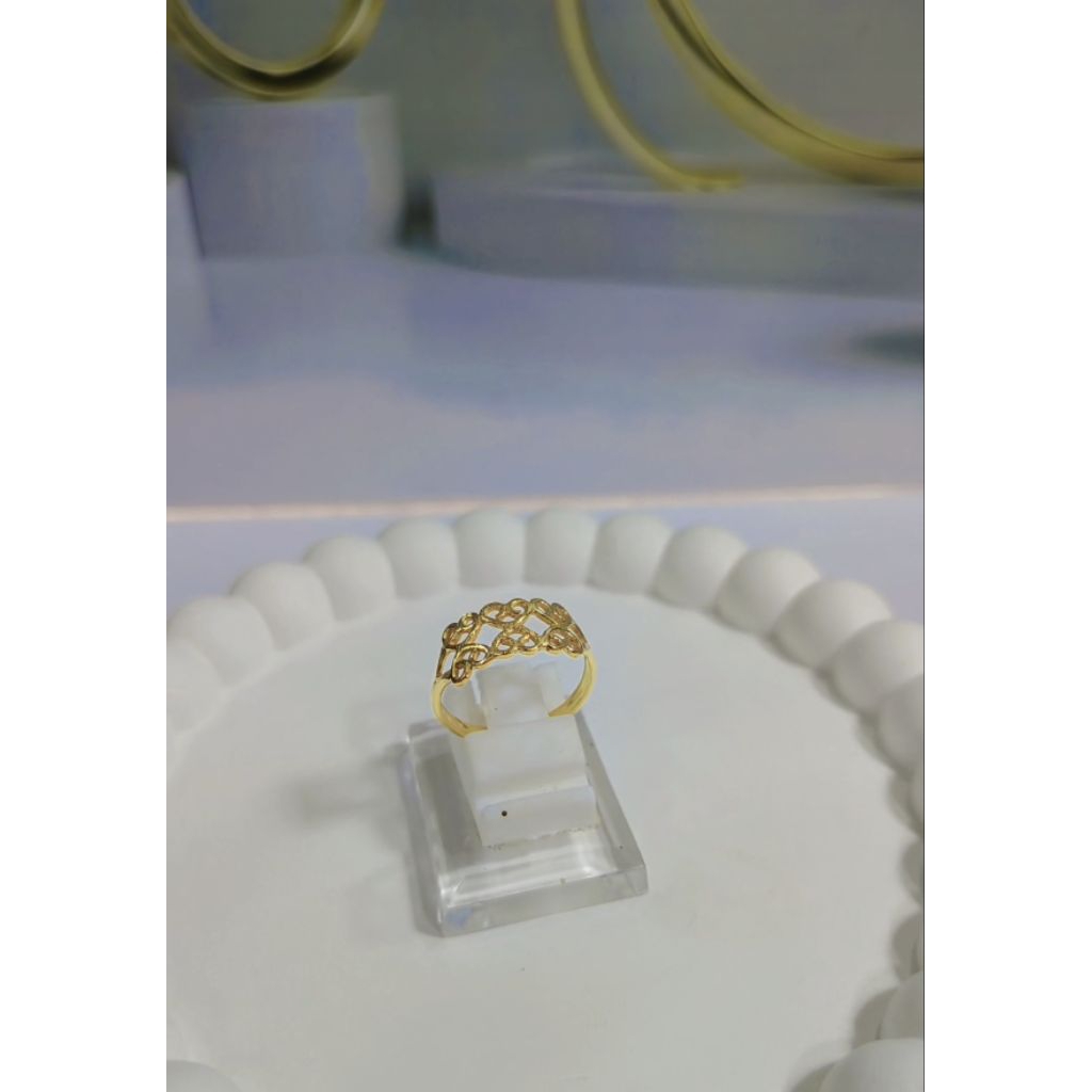 cincin perak sepuh emas