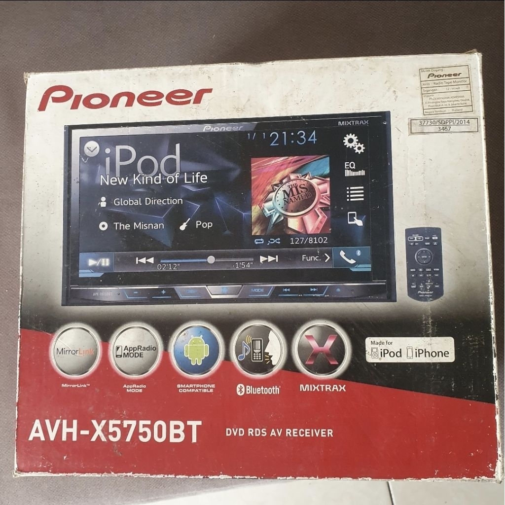 Pioneer Subwoofer aktif TS-WX120a