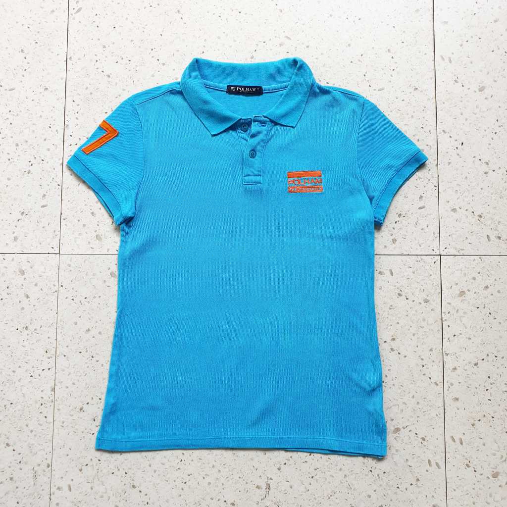 Baju Kaos Polo Wanita Anak Polham / Size S - LD 43 cm / Bekas - Second - Preloved