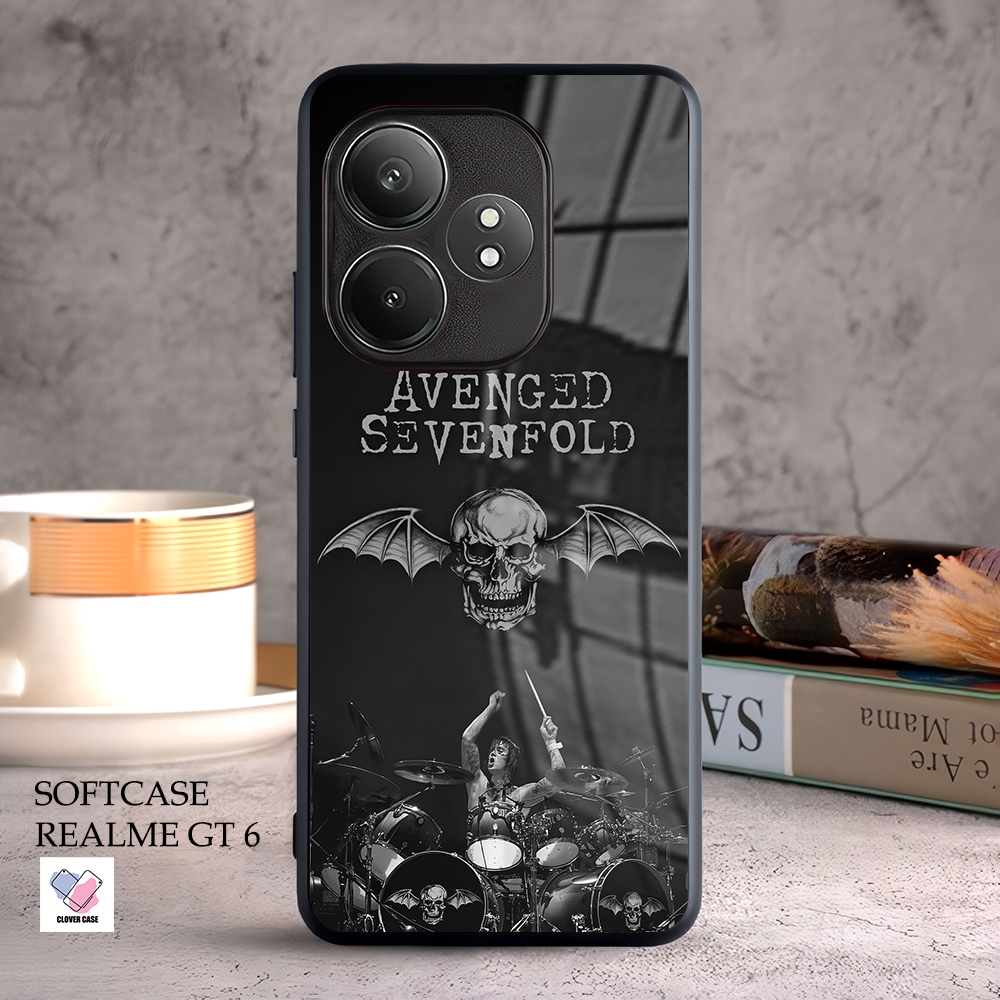 [TH11]  Case Glossy Case | REALME GT 6 | CASE KEKINIAN LUCU |  Casing Hp Kilau Motif AVENGED SEVENFO