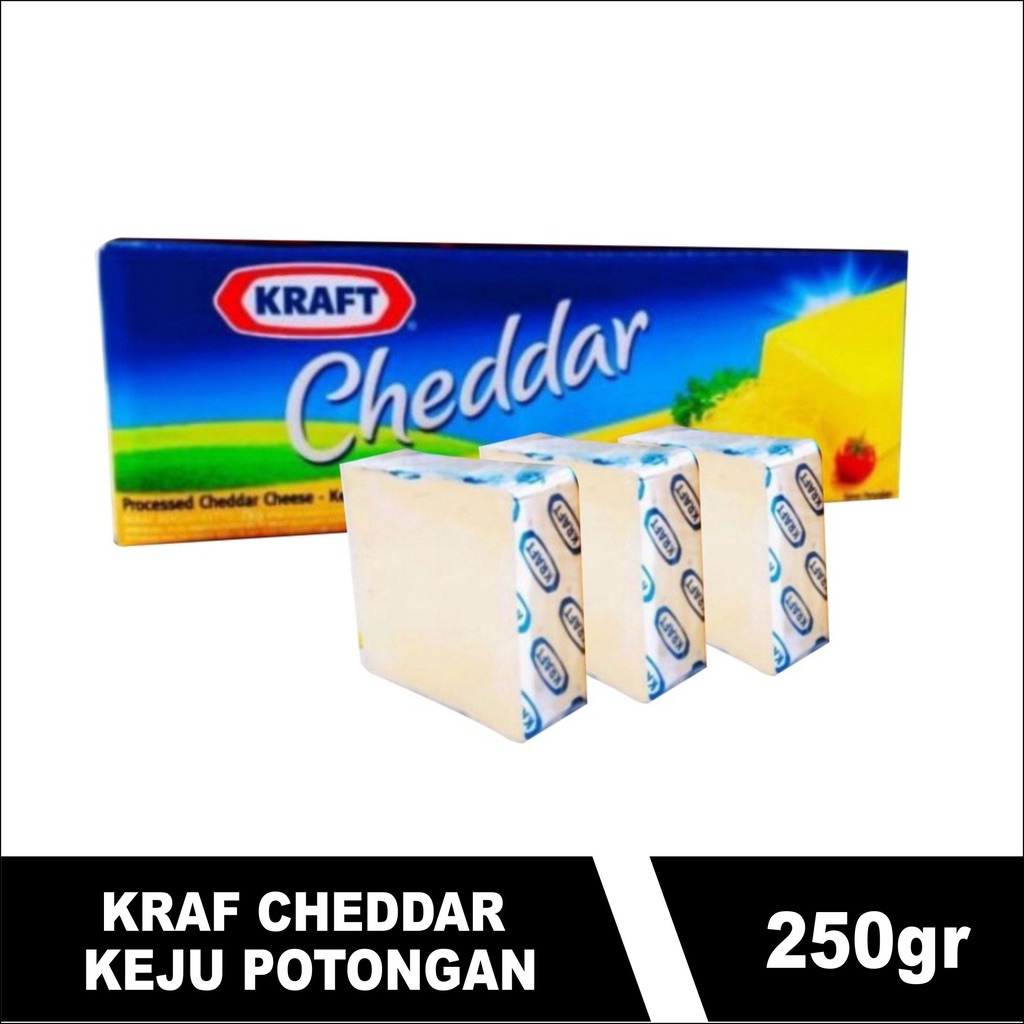 keju kraft cheddar repacking 250gr