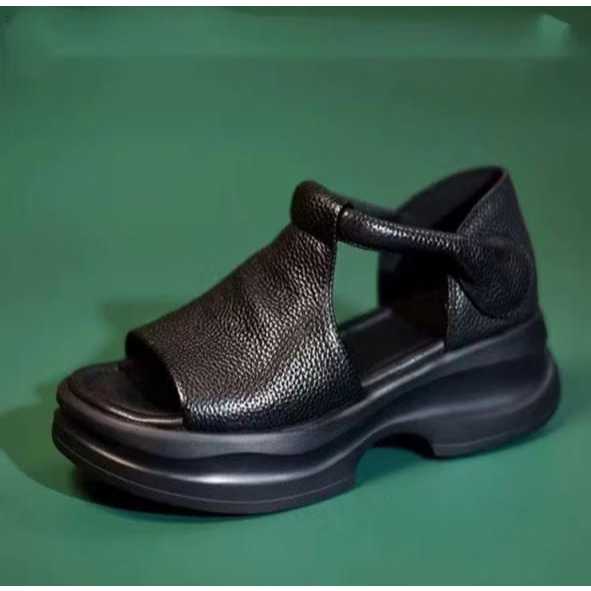 Wedges Korea Viral Import - Sendal Wedges Sepatu Wedges Sandal