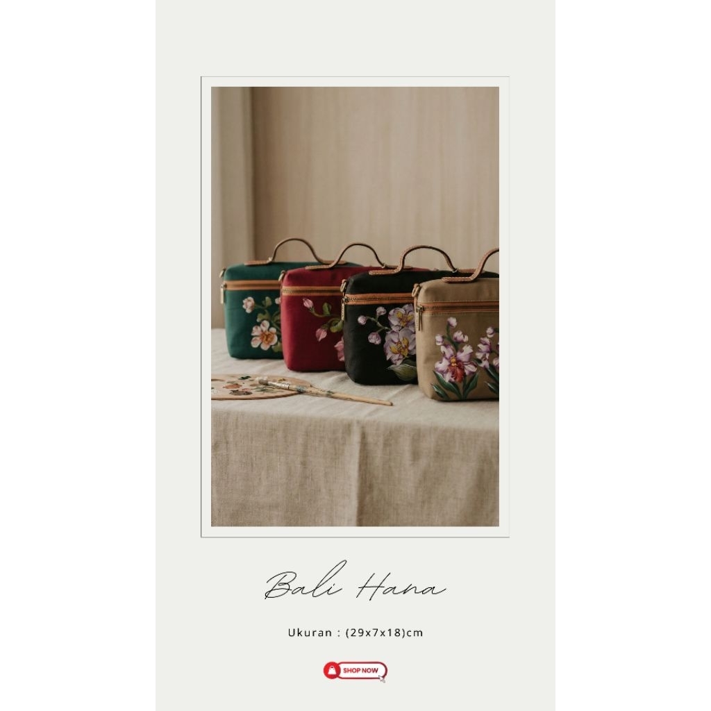 Tas  Handle / Selempang Lukis Bali Hana SHAGIDA • Souvenir & Oleh-oleh Khas Bali