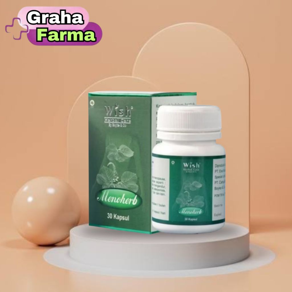 Menoherb Wish Dr Boyke Original Suplemen Menopause Kesehatan Wanita