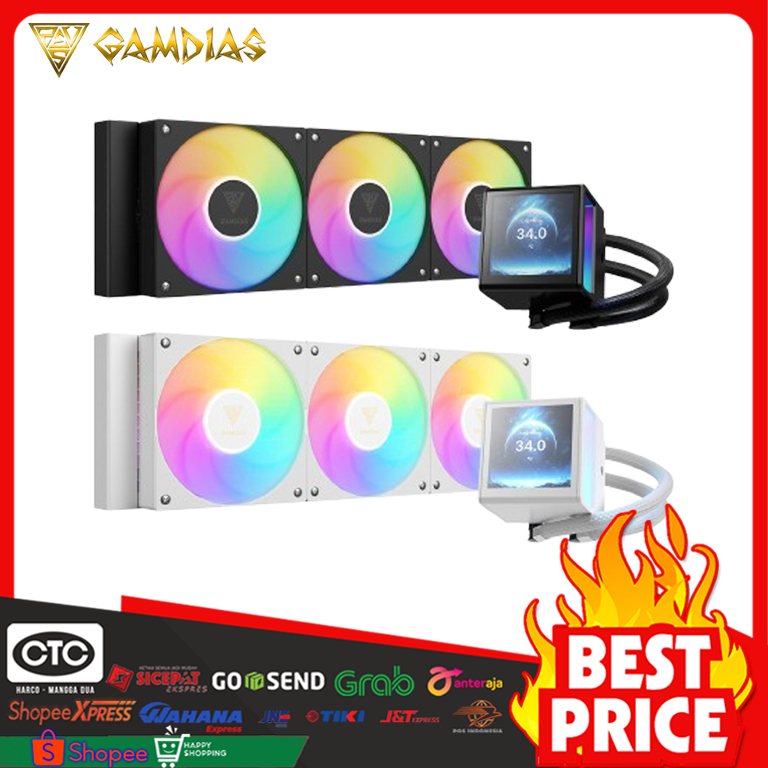 GAMDIAS  CHIONE P5-360 - CPU COOLER | 360mm - LIQUID CPU COOLER