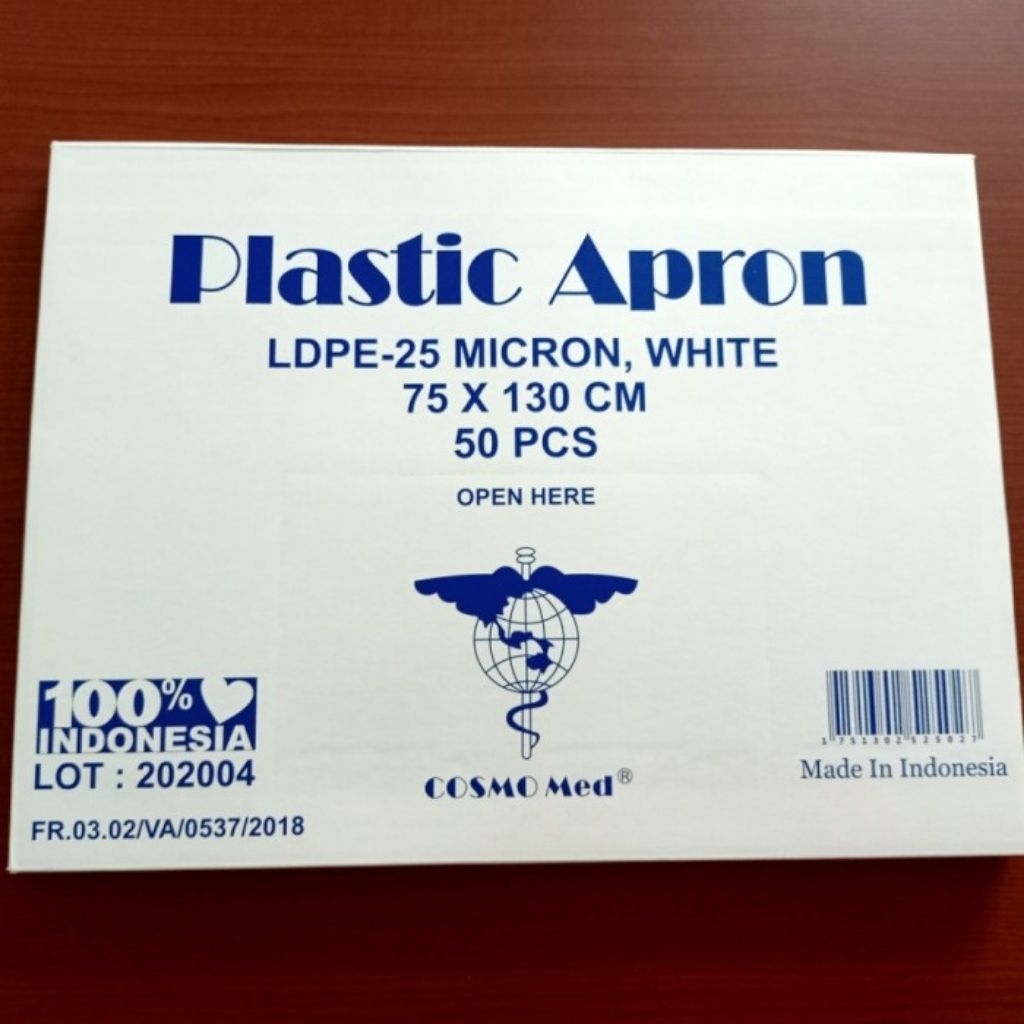 Apron plastik LDPE 25 mic