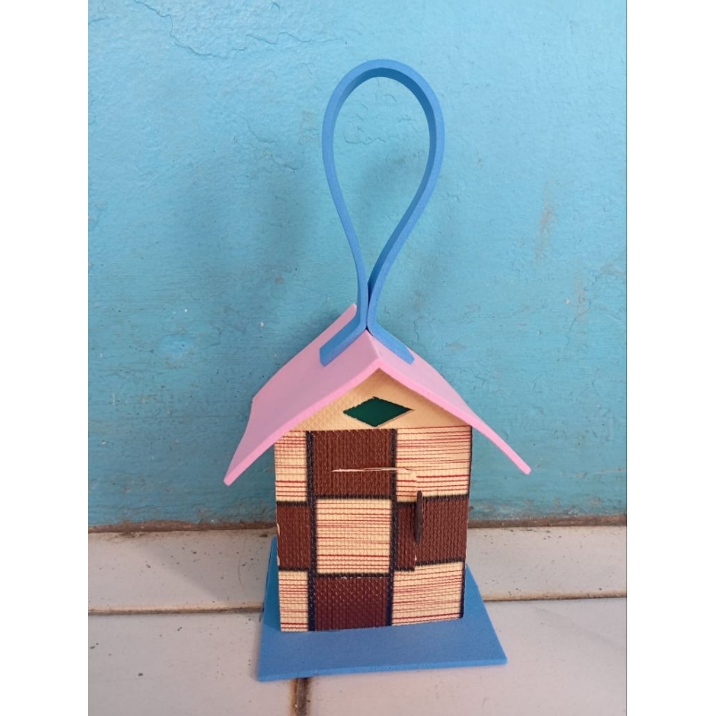 RUMAH KELOMANG BENTUK RUMAH BURUNG (BONUS 1 KELOMANG HIDUP)