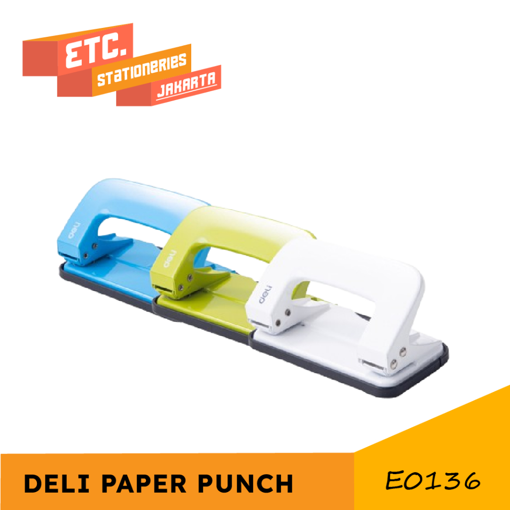 DELI Paper Punch / Pembolong Kertas / Plong Kertas