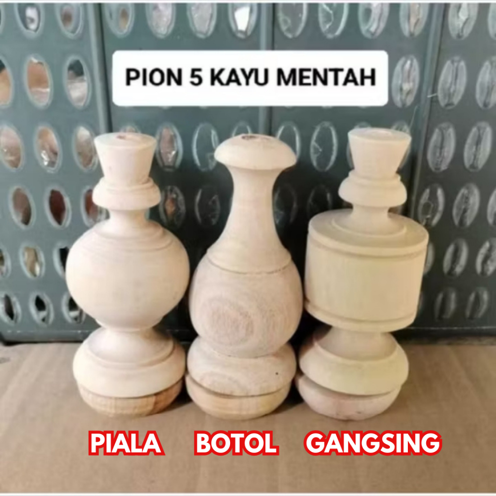 (GROSIR ECER) PION 5 KAYU MENTAH SANGKAR KANDANG LOVEBIRD KOTAK