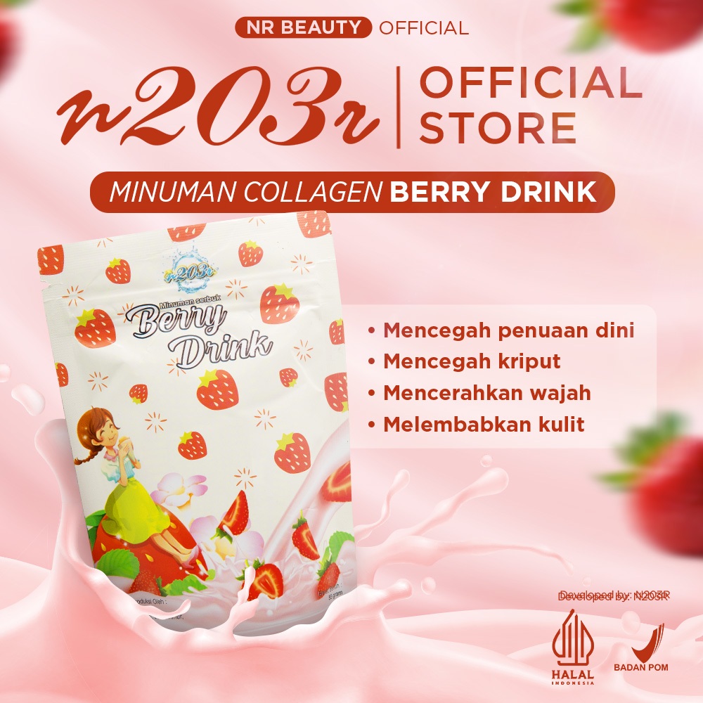 N203R Minuman Collagen Berry Drink NR Beauty 55gr