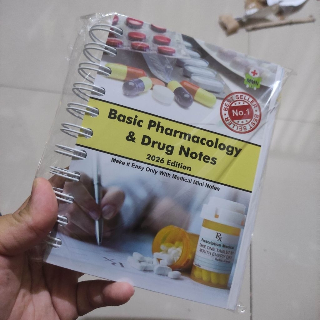 EDISI 2026 Basic Pharmacology and Drug Notes Original | Buku Saku Farmakologi Medical Mini Notes MMN