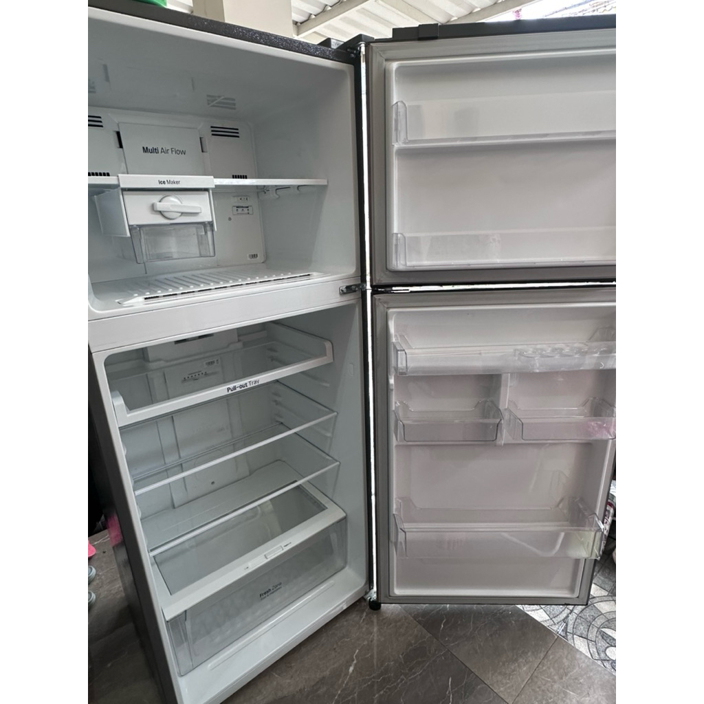 Kulkas LG 2 Pintu 416L Inverter Linear Compressor (Platinum)