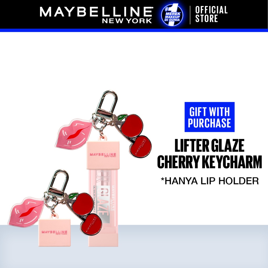 (FREE GIFT - DO NOT ORDER) MAYBELLINE OFFICIAL GWP Lifter Glaze Keychain Holder