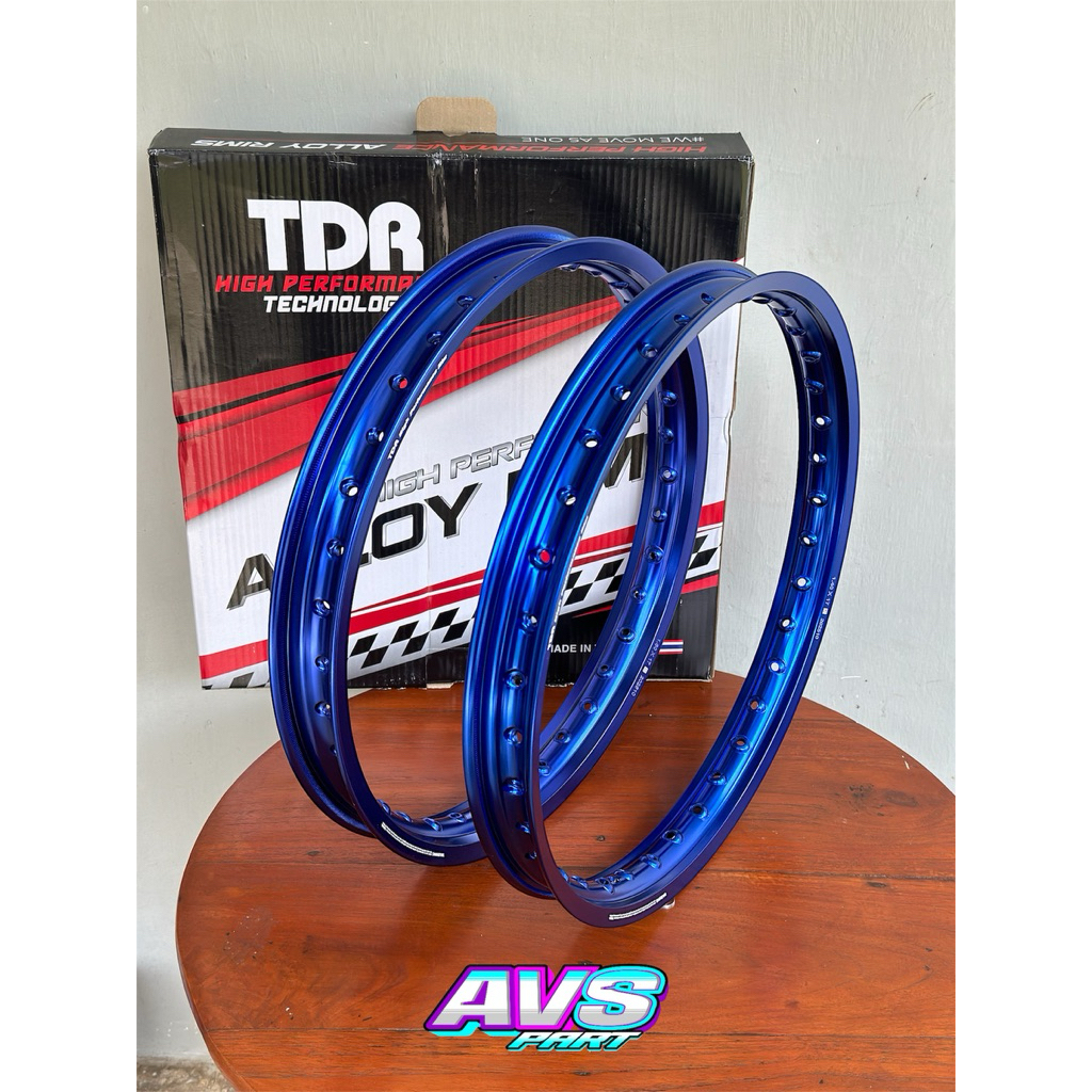 VELG TDR WSHAPE BLUE RING 17 140 160 185 215 VELG JARI JARI TDR RING 17 BIRU 140 160 185 215