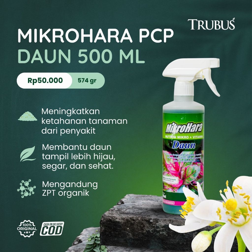 PUPUK CAIR UNTUK DAUN SIAP PAKAI - TRUBUS GREEN