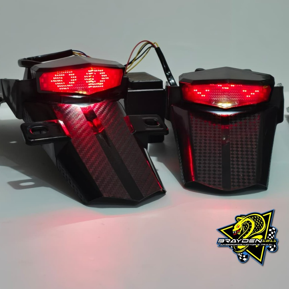 SPAKBOR BELAKANG CRF / STOP LAMP 3IN1 CRF / SPAKBOR BELAKANG CRF PLUS LAMPU /BUNTUT PLUS LAMPU CRF /