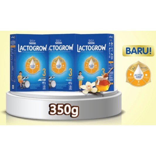 Lactogrow 3 Vanila / Original / Madu 350gr