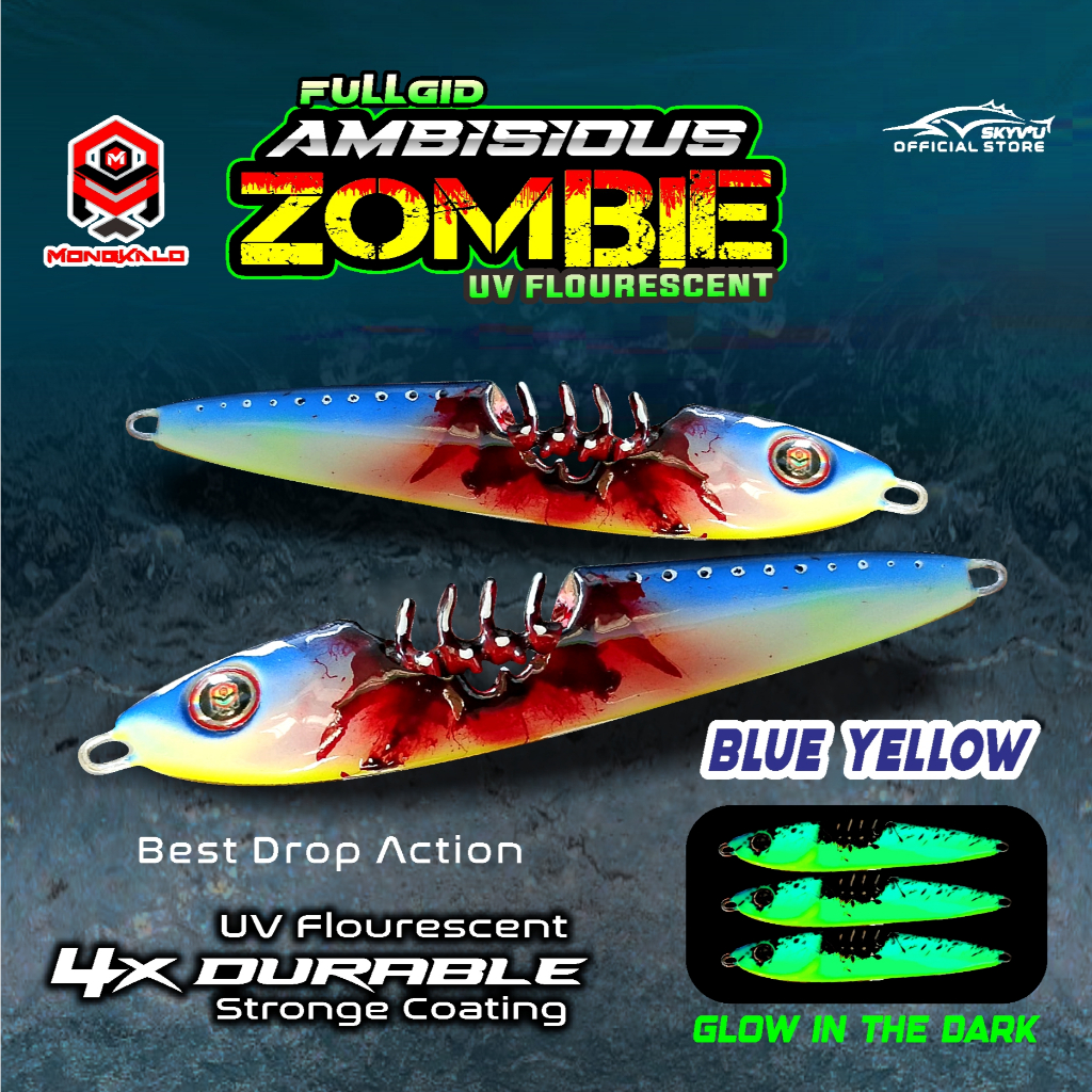 Mongkalo Ambisious noFoil Full-GID Zombie Fluorescent 40 Ungu