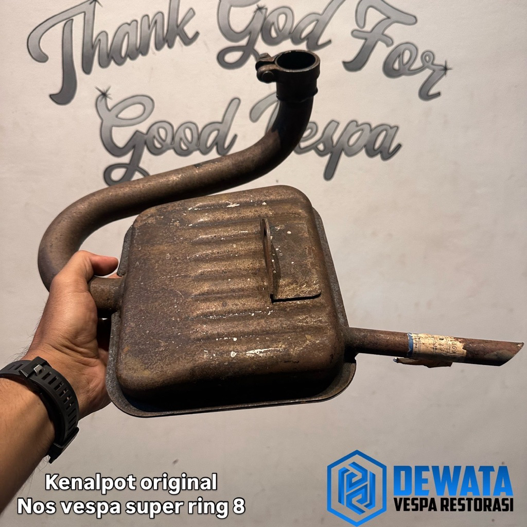 kenalpot original vespa super ring 8