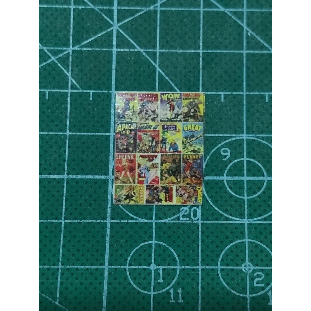 Stiker diorama skala 64 majalah N